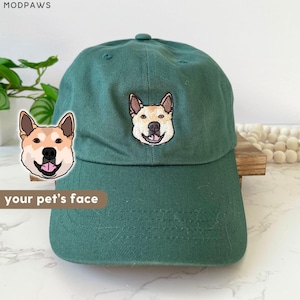 Anpassad broderad husdjursmössa med husdjursfoto Personlig hundmössa Anpassad kattmössa Anpassad husdjursmössa Hundmössa Anpassad hundbasebollkeps Hundmammamössa
