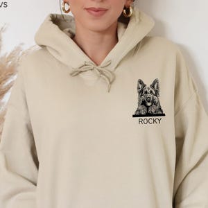Sweat à capuche personnalisé pour animal de compagnie avec photo et nom de l'animal de compagnie Sweat à capuche personnalisé pour chien Sweat à capuche personnalisé pour chien Sweat à capuche personnalisé pour chien