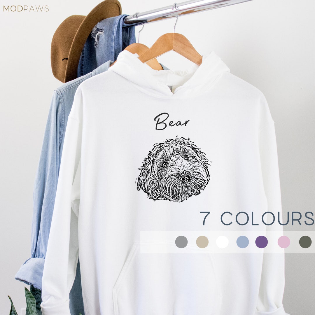 Custom Pet Hoodies Using Pet Photo Name Custom Dog Hoodies Personalized