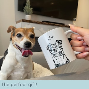 Custom Pet Mug Using Pet Photo Name Custom Dog Mug Dog Coffee Cup Personalized Pet Mugs Dog Mom Mug Personalized Cat Dad Mug New Dog Mug image 7