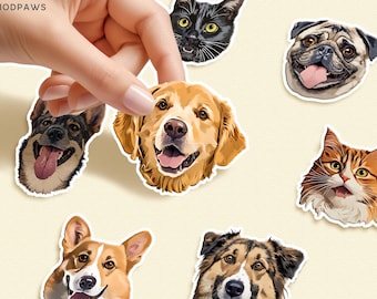 Custom Dog Magnet Using Your Pet Photo Custom Cat Magnet Personalized Pet Magnet Personalized Fridge Magnets Custom Photo Magnets