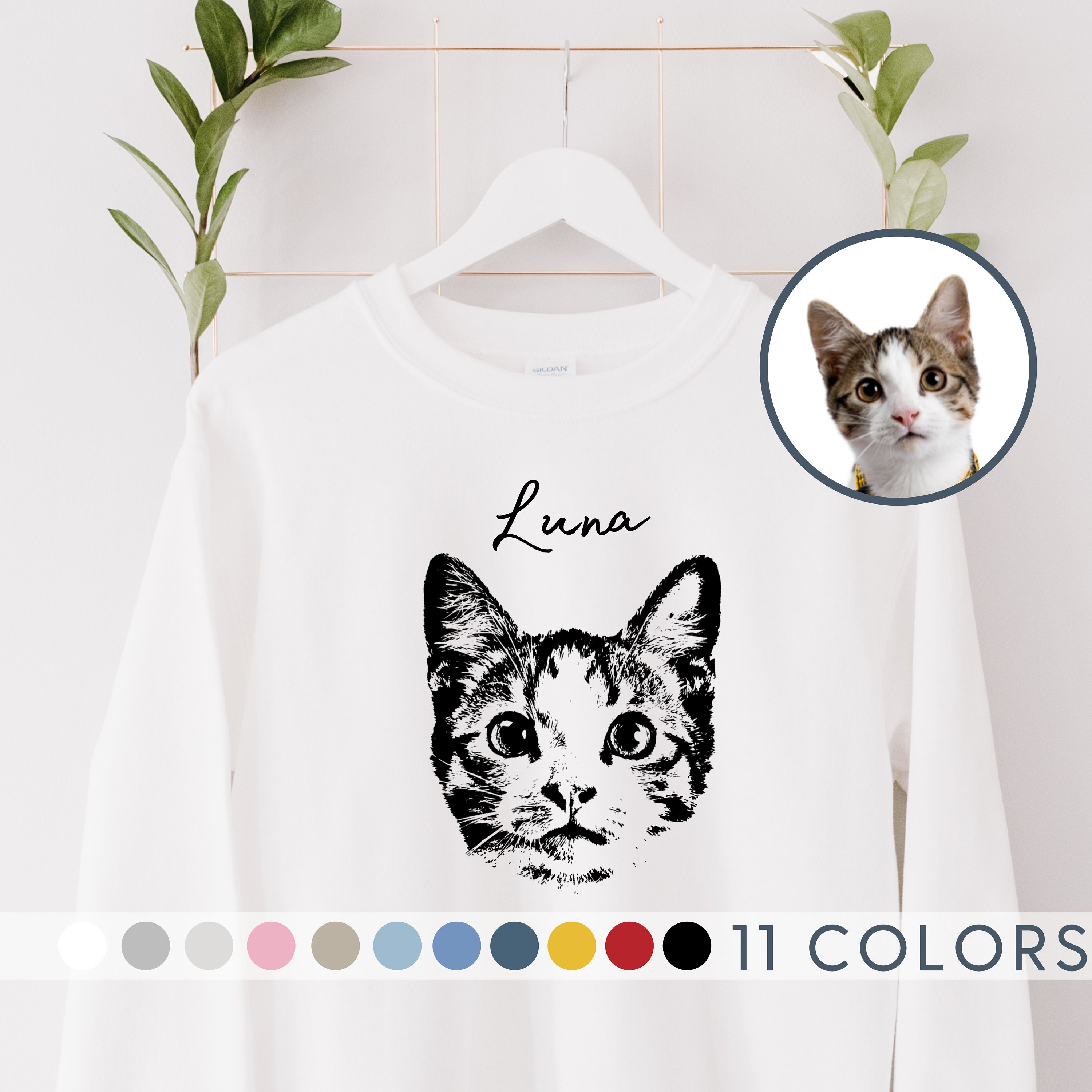 Cat hotsell face sweatshirt