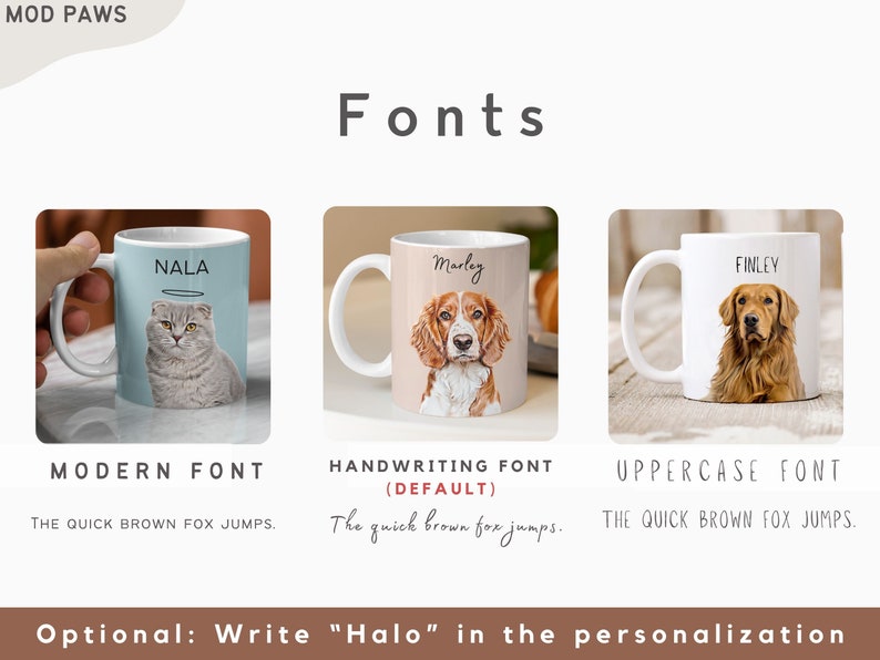 Custom Pet Mug Using Pet Photo Name Custom Dog Mug Dog Coffee Cup Personalized Pet Mugs Dog Mom Mug Personalized Cat Dad Mug New Dog Mug image 5