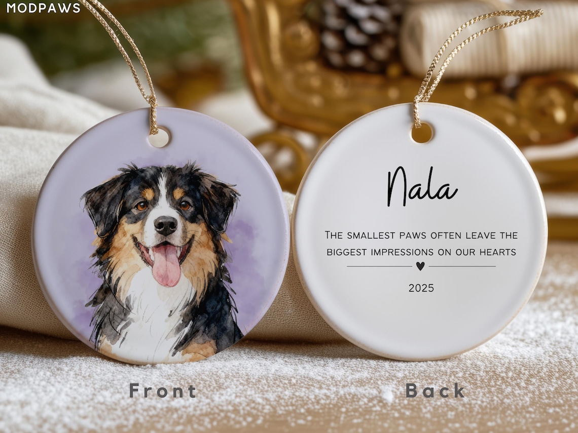 Personalized Watercolour Pet Ornament.