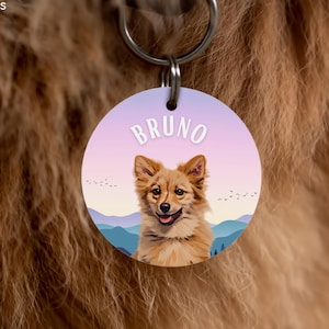 Custom Dog Tags Using Pet Photo + Name Dog for Collars ID Tags Name Dog Tag Pet ID Tags Personalized Dog Tags Cat ID Tags Dog Tags Cat Tag