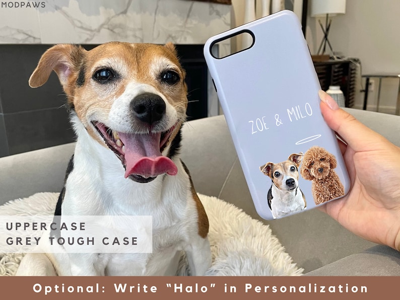 Custom Pet Phone Case Using Pet Photo Name Custom Dog Phone Case Custom Cat Phone Case Personalized Phone Case Cat iPhone Case image 4