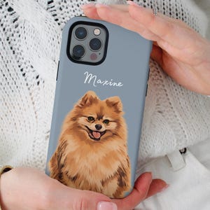 Coque de téléphone personnalisée pour animal de compagnie avec photo et nom de l'animal de compagnie Coque de téléphone personnalisée pour chien Coque de téléphone personnalisée chat Coque de téléphone personnalisée Coque iPhone chat