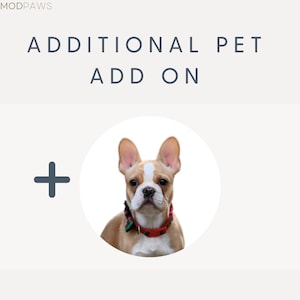 ADDITIONAL Pet ADD ON - Add to Cart