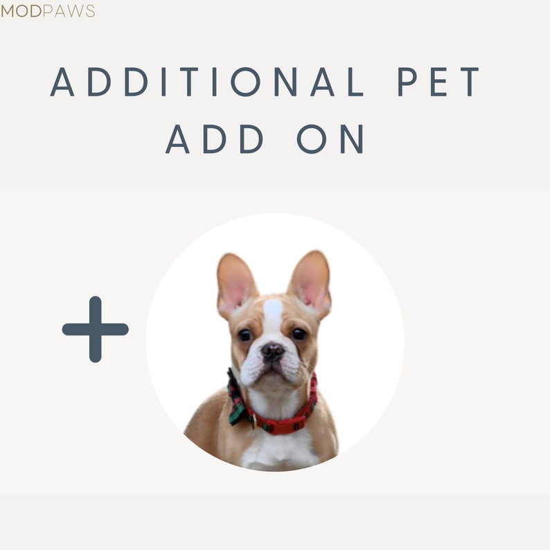 ADDITIONAL Pet ADD ON Add to Cart image 1