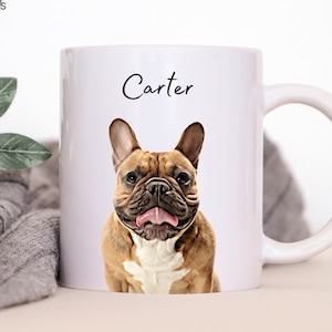 Custom Pet Mug Using Your Pet Photo + Name Personalized Dog Mug Cat Coffee Cup Customize Pet Mugs Mom Mug Personalized Cat Dad Mug Memorial