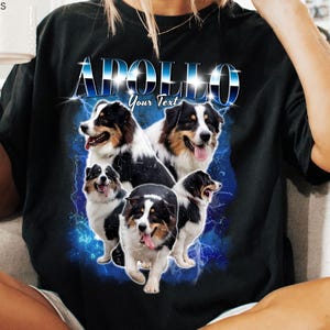 Custom Comfort Colors Vintage Pet TShirt Pet Photo + Name Custom Dog Shirt Personalized Shirt Custom T Shirts for Humans Cat Shirt 90's Tee