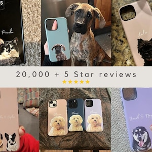 Custom Pet Phone Case Using Pet Photo Name Custom Dog Phone Case Custom Cat Phone Case Personalized Phone Case Cat iPhone Case image 7