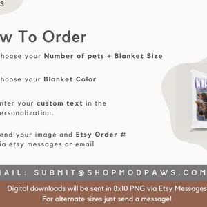 Custom Pet Blanket Using Pet Photo Name Custom Dog Blanket Personalized Dog Blankets Cat Picture Blanket Pet Photo Blanket Dog Dad Gift zdjęcie 6