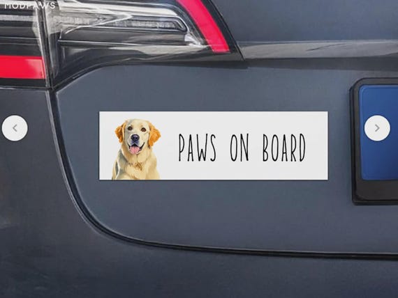 Custom Dog Car Bumper Sticker Using Your Pet Photo Custom Cat Magnet Personalized Pet Bumper Decals Car Magnets Custom Made Auto Magnets