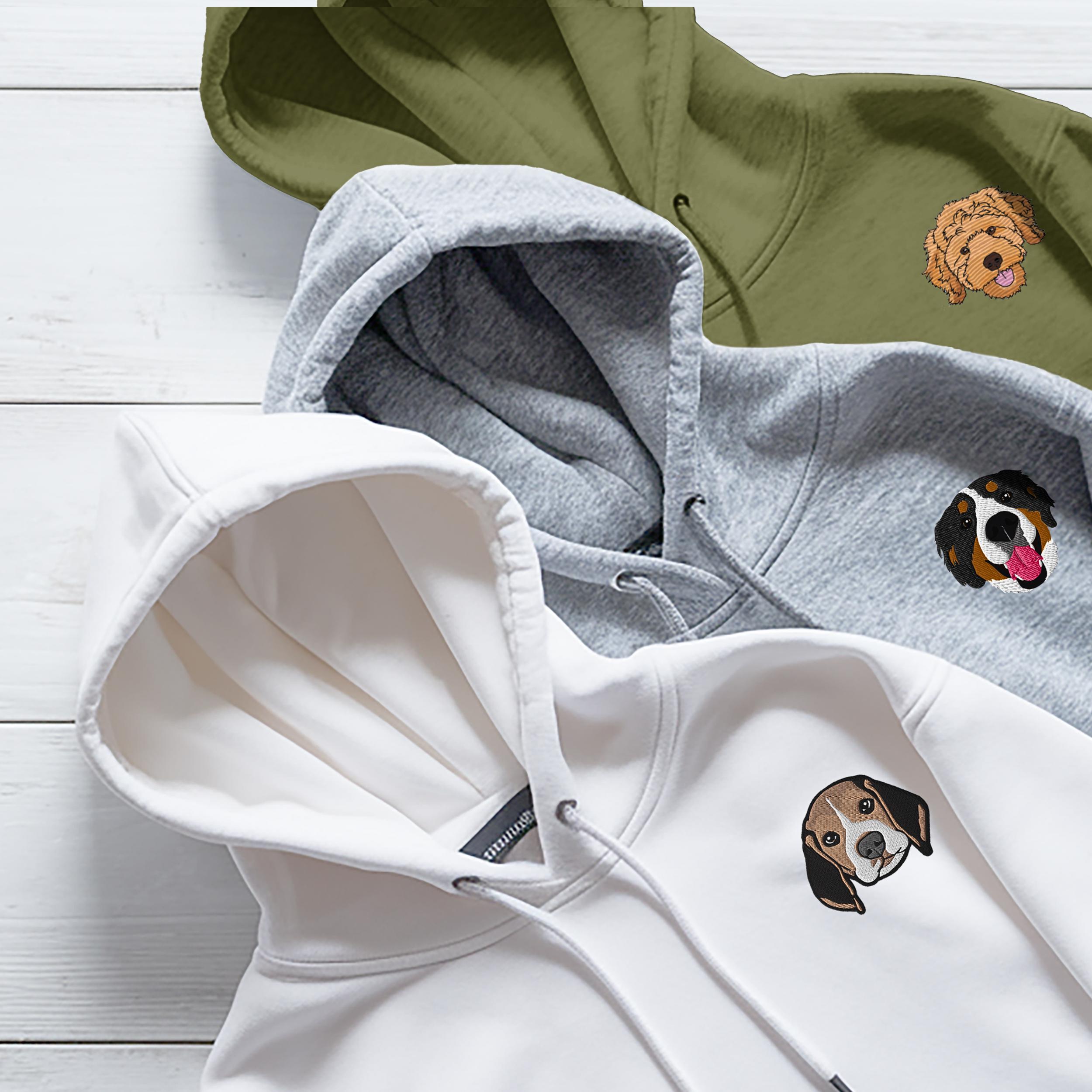 Personalisierter Hunde Hoodie mit Haustierfoto + Name Personalisierter Hund Hoodie Personalisierter Hund Personalisierter Hund Personalisiertes Sweatshirt