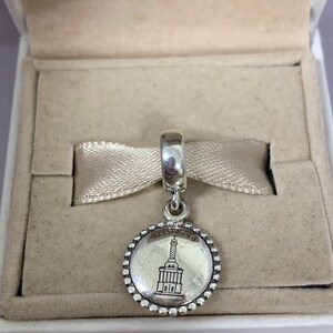 Colgante con dije colgante exclusivo de Pandora Santiago, joyería de plata esterlina S925, dije colgante para pulsera, colgante para collar, proceso de esmaltado