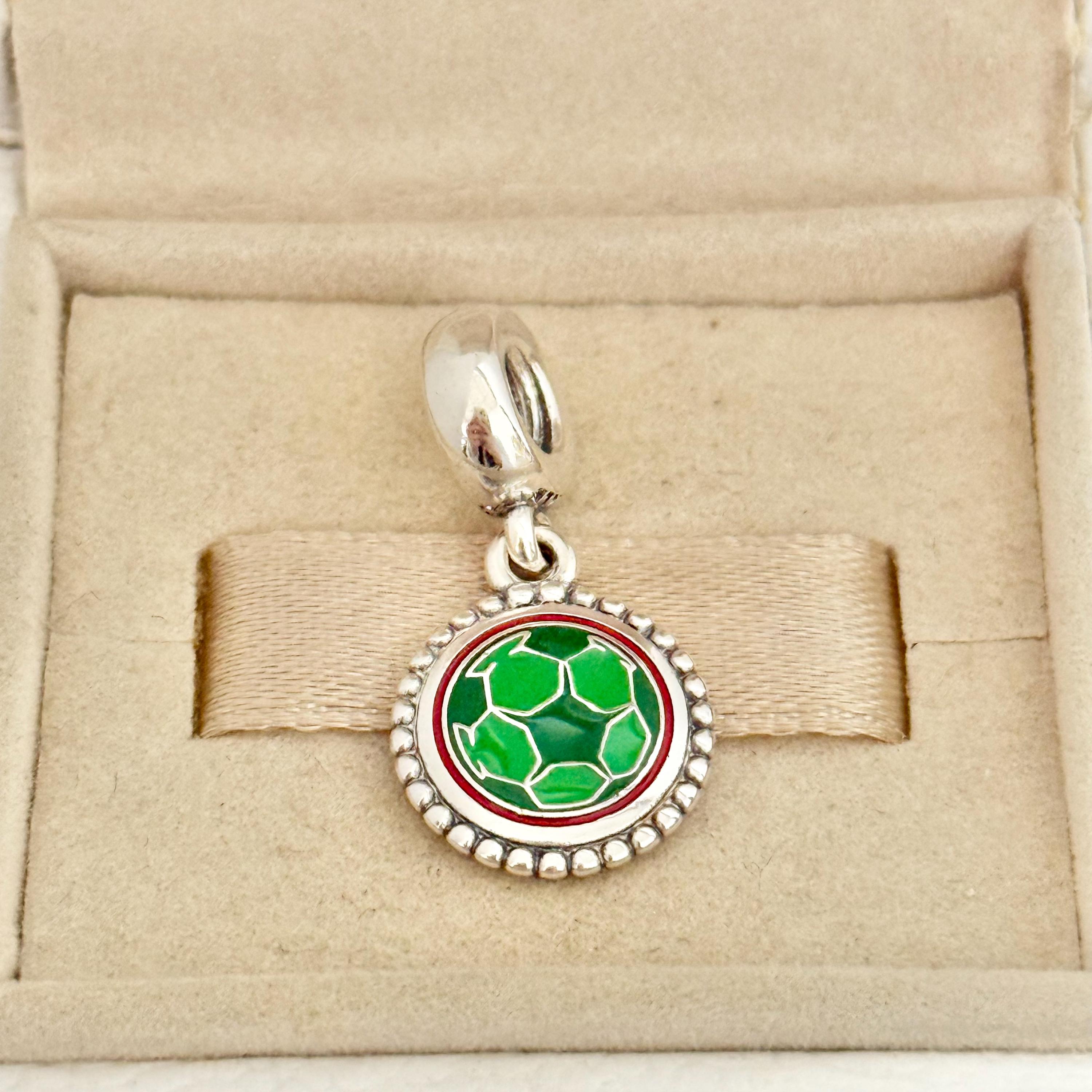 Pandora Mexico Soccer Dangle Charm 2026 World Cup S925 Sterling