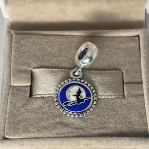 Pandora Halloween Dangle Charm Pendant Sorceress Witch Magic S925 Silver Jewelry for Bracelet for Necklace Mixed Enamel with Gift Box