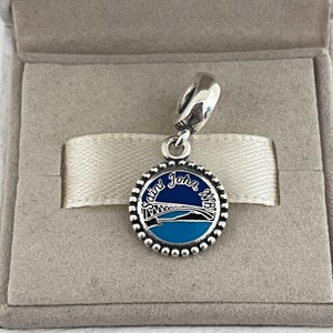 Pandora Saint John,NB Dangle Charm Canada St. John&#39;s Travel Pendant S925 Silver Jewelry for Bracelet for Necklace Mixed Enamel with Gift Box