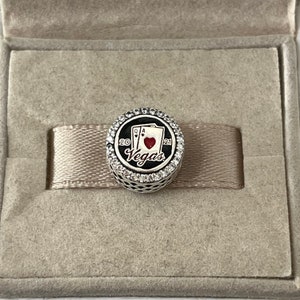 Pandora Cheers To 2021 Las Vegas Happy New Year Charm Bead S925 Silver Travel Jewelry for Bracelet for Necklace Mixed Enamel with Gift Box