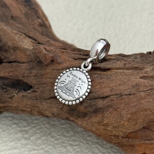 Colgante exclusivo de Riviera Maya, joyería de plata de ley S925, colgante para pulsera, colgante para collar, artesanía de esmalte. imagen 1