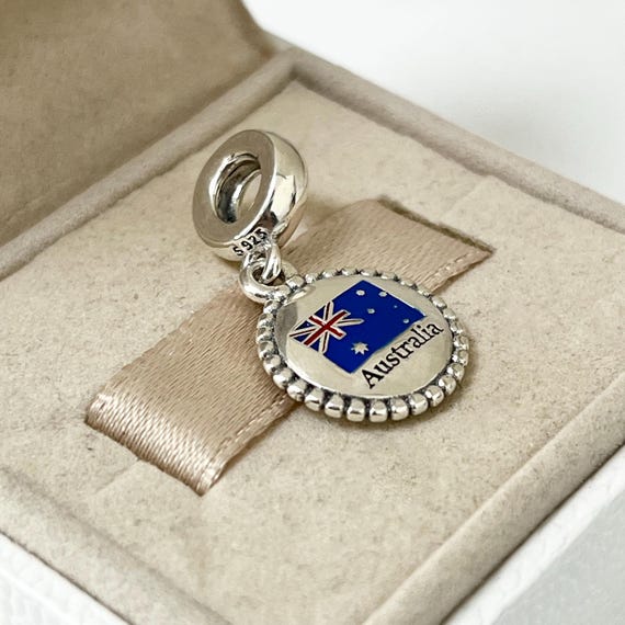 Pandora Brand Charm |pandora Australia Map Dangle Charm