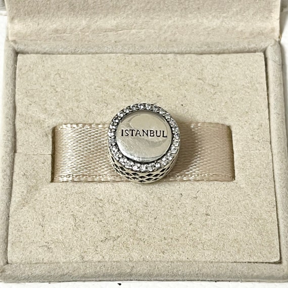 Pandora ISTANBUL Bead Exclusive Charm S925 Silver Travel