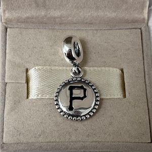 Pandora Pittsburgh Baseball team Dangle Charm Pendant Pirates S925 Sterling Silver Jewelry for Bracelet Mixed Enamel, with Gift Box