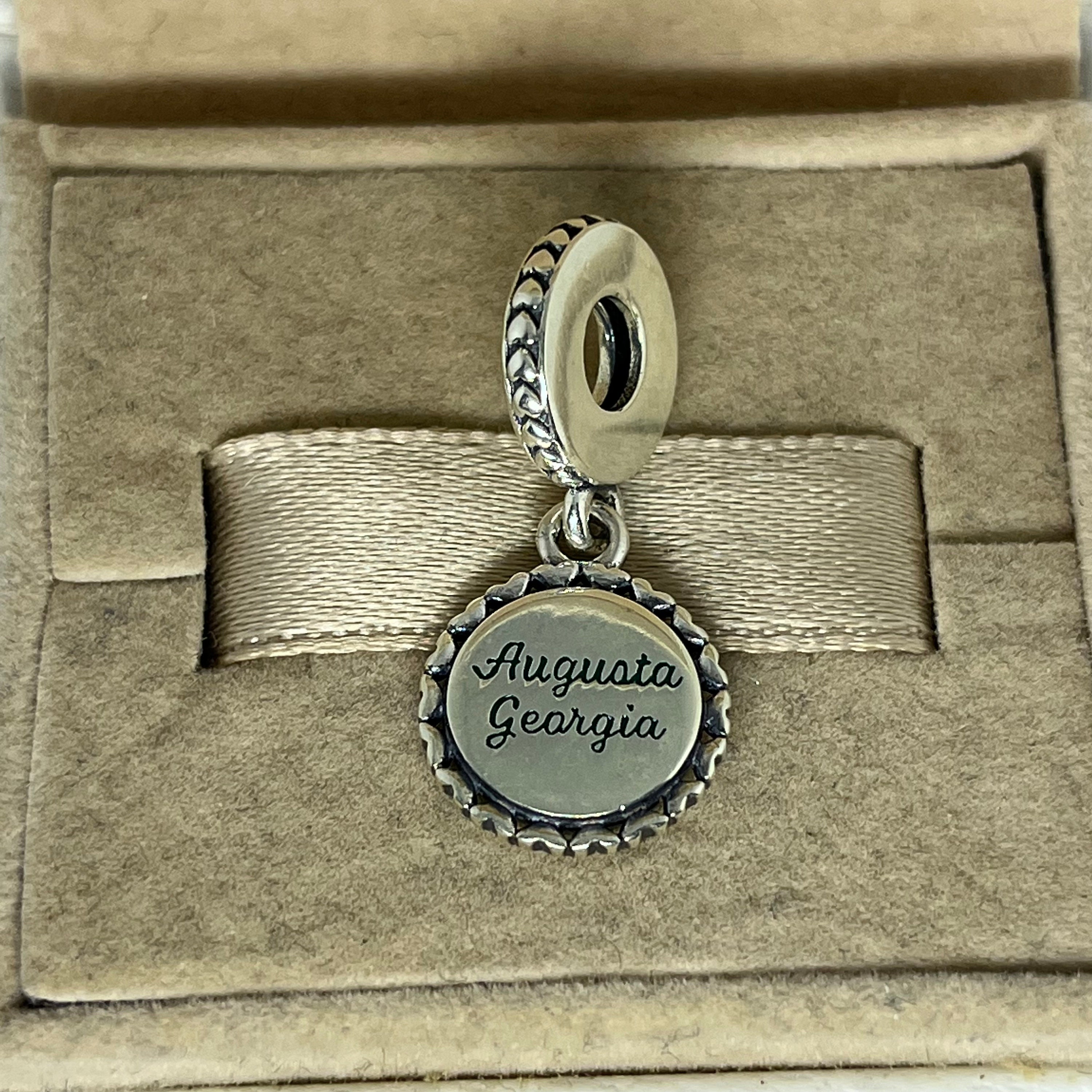 Pandora Augusta, Georgia, Golf Dangle Charm Pendant S925
