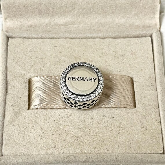 Pandora Germany Flag Charm Pendant Bead Exclusive S925