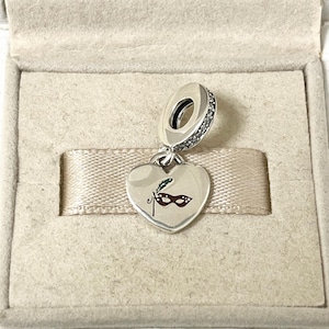Pandora New Orleans Heart Dangle Charm Travel Pendant S925 Silver