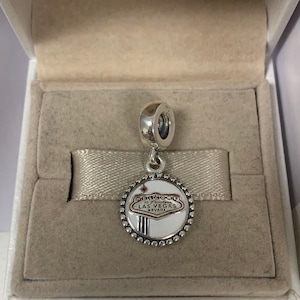 Colgante con dije colgante exclusivo de Pandora Las Vegas, joyería de plata esterlina S925, minimalismo, icónico, para pulseras, collares, artesanías esmaltadas