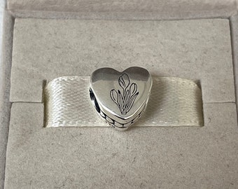 Pandora Netherlands Tulipa gesneriana Heart Bead Charm Travel S925 Silver Jewelry for Bracelet for Necklace Mixed Enamel with Gift Box