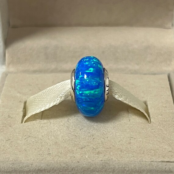 Pandora blue murano glass beads discount