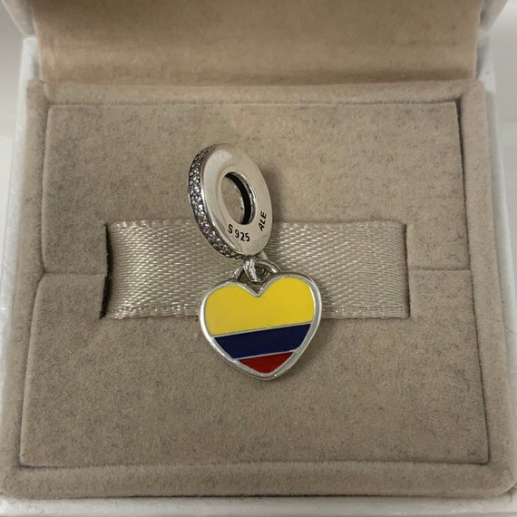 Pandora Colombia Exclusive Heart Charm 