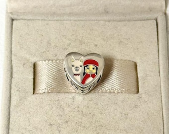 Pandora Machu Picchu Peru en corazon Heart Bead Charm S925 Silver Jewelry for Bracelet, for Necklace Mixed Enamel with Gift Box