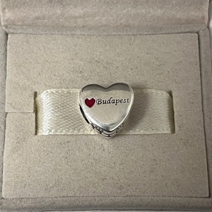 Pandora Brasil Brazil Flag Bracelet Heart Bead Charm Love Brazil Button,  S925 Sterling Silver Jewelry for Bracelet, Gift Present for Her 