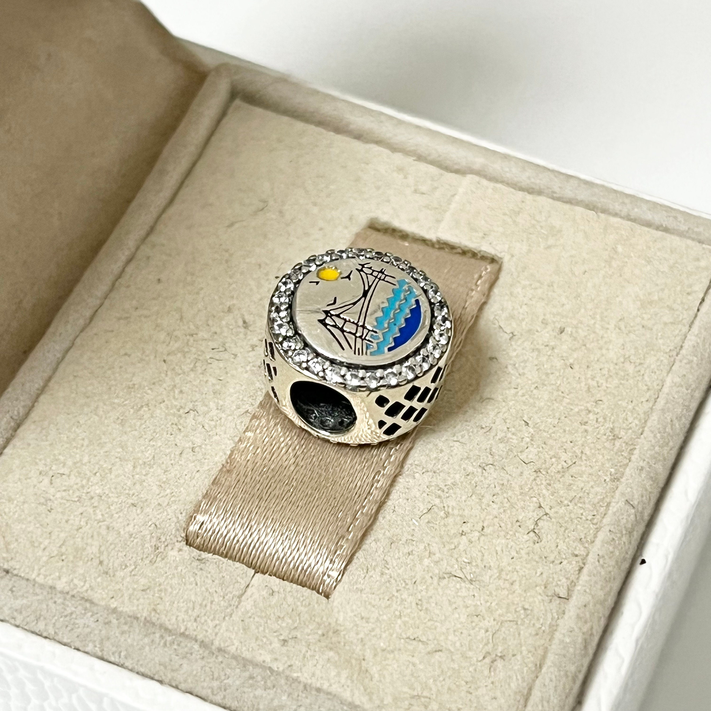 Pandora ISTANBUL Bead Exclusive Charm S925 Silver Travel