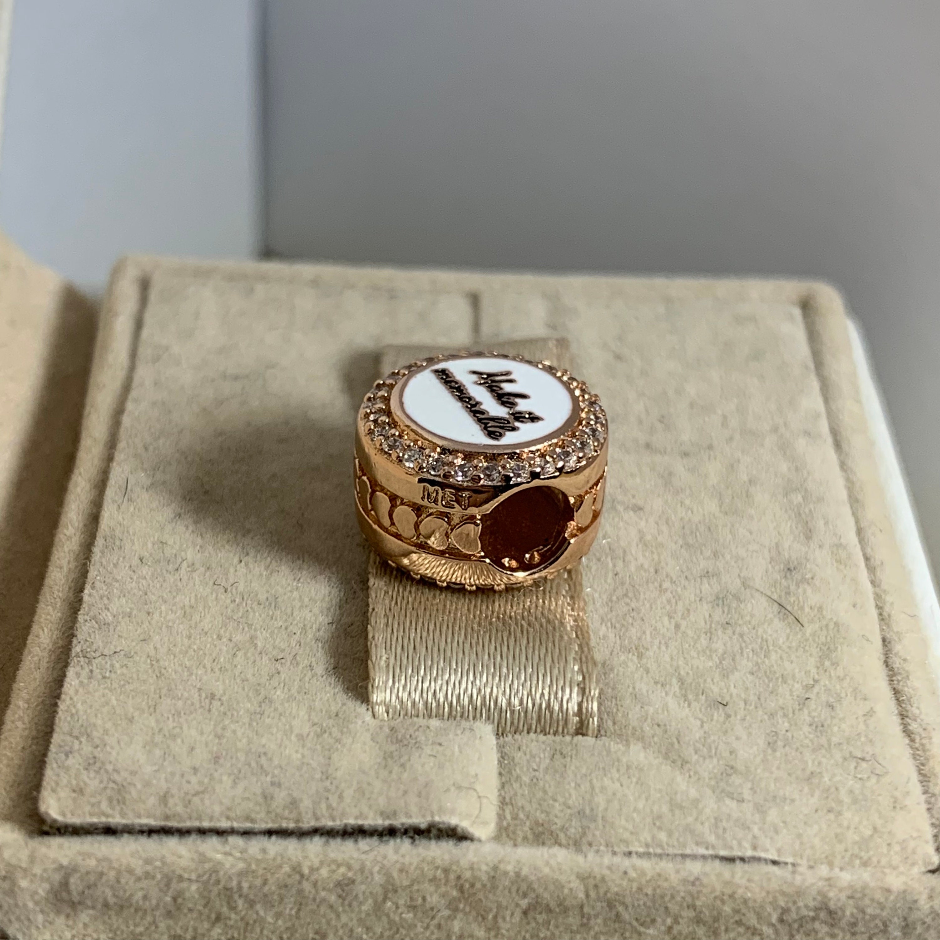 Welcome to Fabulous LAS VEGAS Charm Bead Rose Gold Jewelry - Etsy