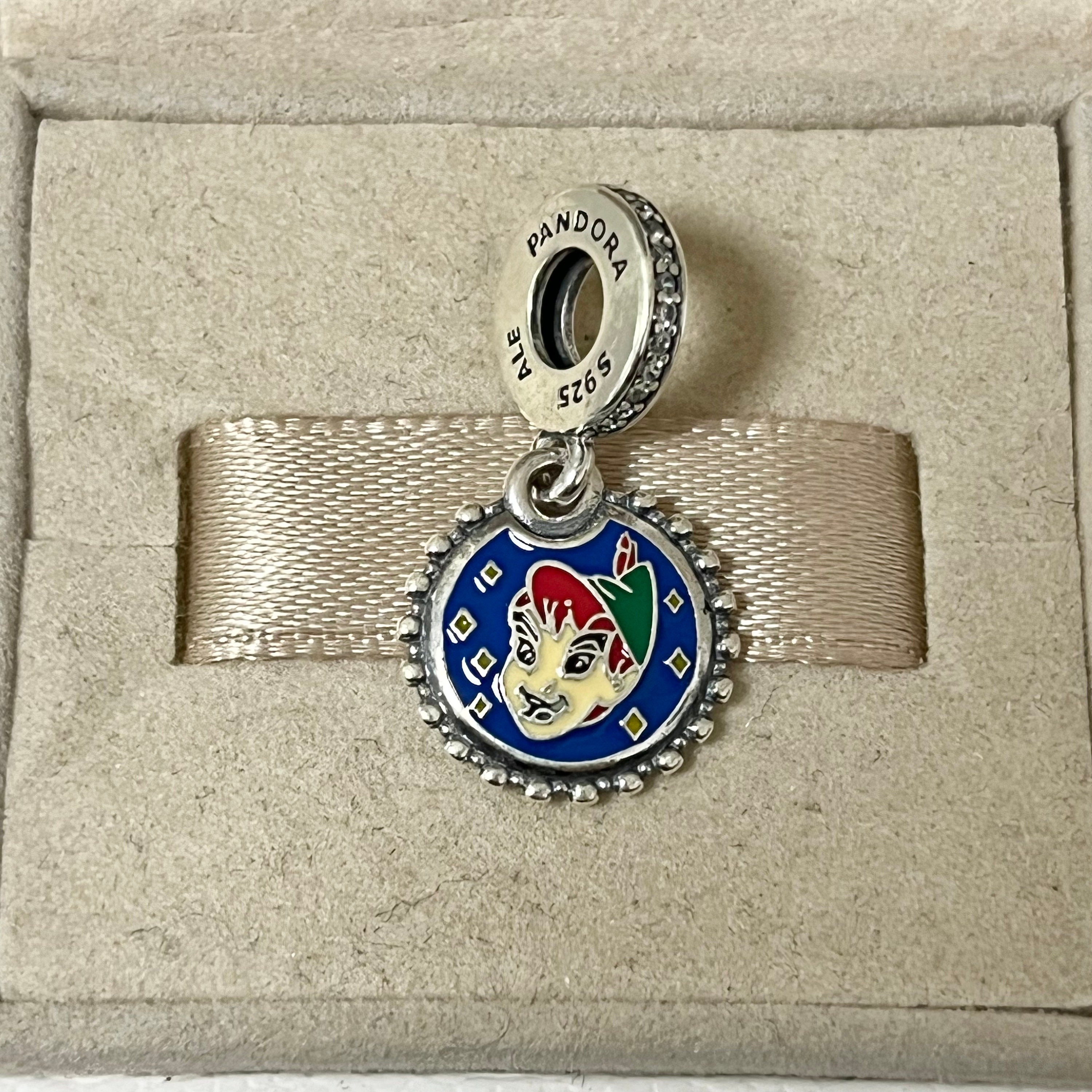 Pandora Disney Peter Pan 70th Anniversary Dangle Charm Pendant S925 Silver Jewelry for Bracelet for Necklace Mixed Enamel With Gift Box Etsy