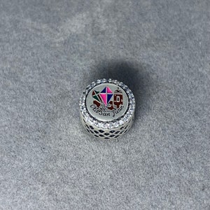 Pandora Puerto Rico vlag exclusieve kraal bedel Old San Juan reishanger S925 sieraden voor armband voor ketting gemengd emaille, met geschenkdoos