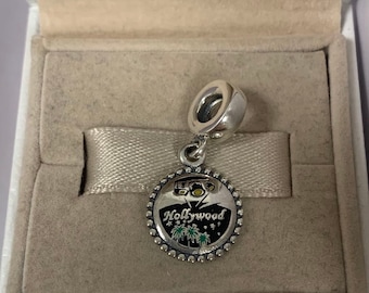 Pandora Hollywood Exclusive Charm Dangle Pendant，S925 Sterling Silver jewelry for Bracelet for Necklace , Mixed Enamel