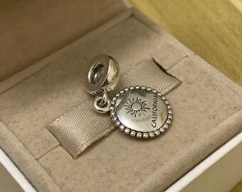 Pandora S925 Sterling Silver Jewelry，california Exclusive Charm