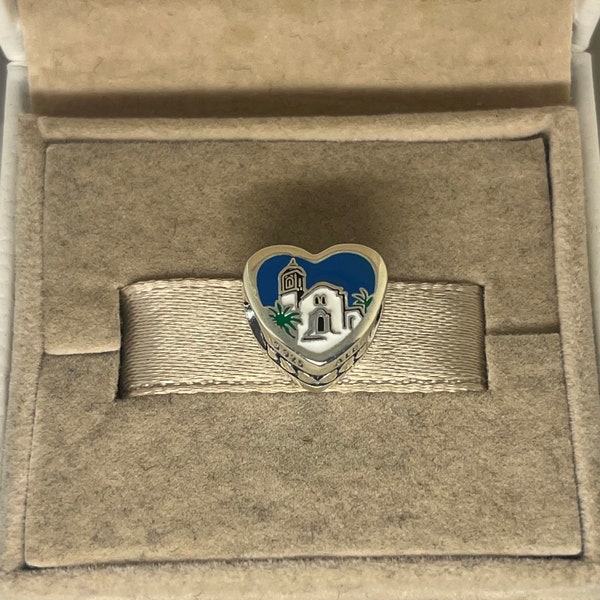 Pandora Mexico LaCatedralde Heart Bead Charm Travel S925 Sterling Silver Jewelry for Bracelet for Necklace Mixed Enamel with Gift Box
