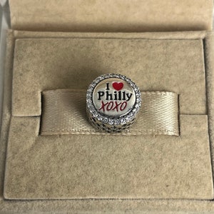 Pandora I Love Philly Exclusive Bead Charm S925 Sterling Silver Jewelry for Bracelet for Necklace Mixed Enamel with Gift Box