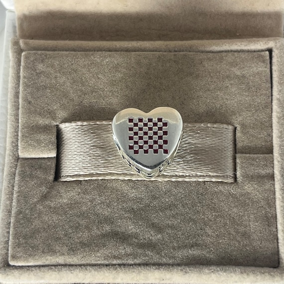 dokumentarfilm designer klinke Pandora Croatia Flag Heart Bead Charm Pendant S925 Sterling - Etsy