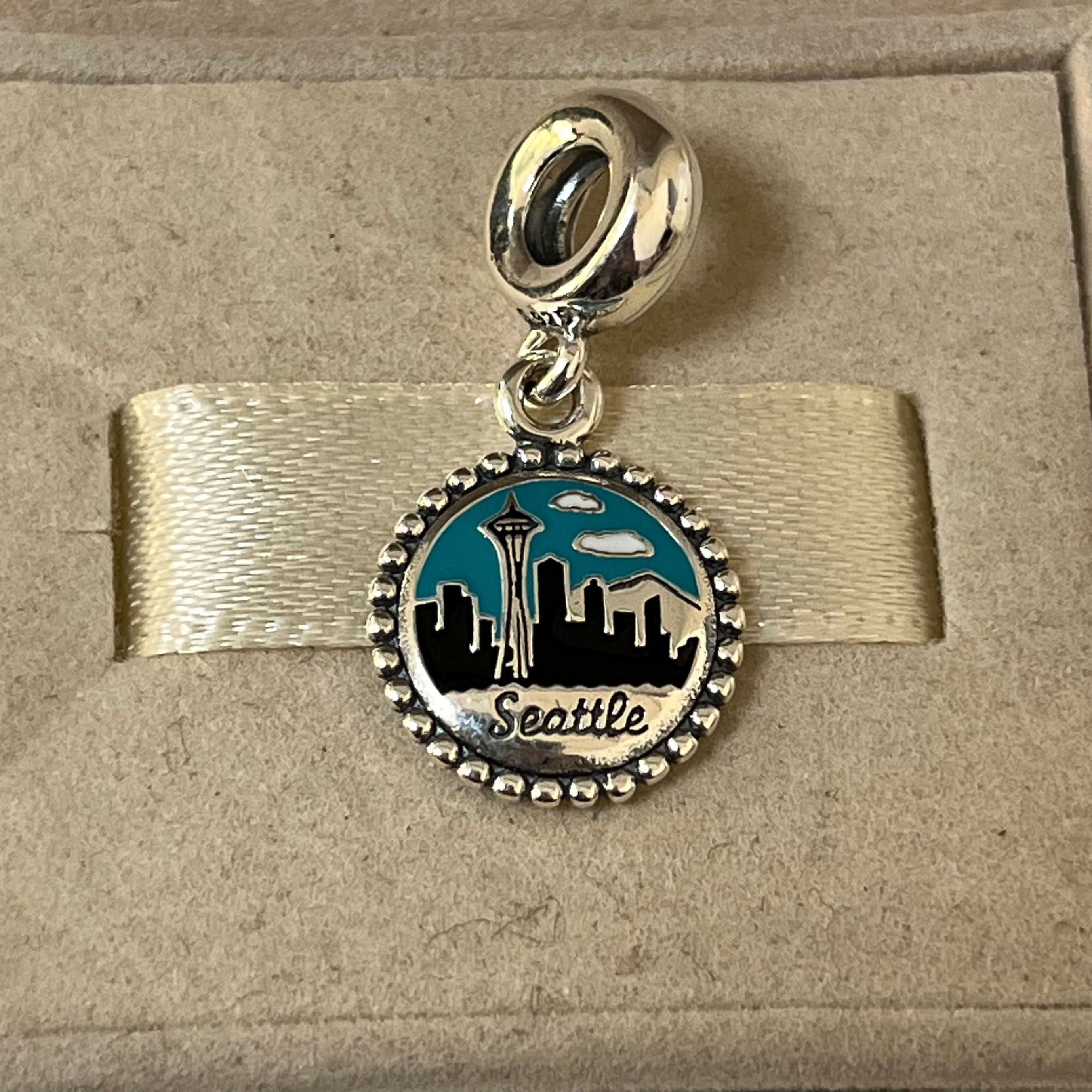 Pandora Seattle Charm - Etsy