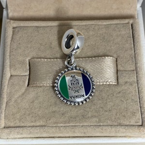 Pandora YUKON exclusive Dangle Charm Pendant, S925 Sterling Silver Jewelry，for Bracelet，for Necklace，enamel crafts, with Gift Box, Present
