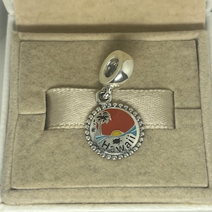 Pandora Hawaii Sunset Honu Turtle Exclusive Dangle Charm Pendant S925 Silver Jewelry for Bracelet for Necklace Mixed Enamel with Gift Box