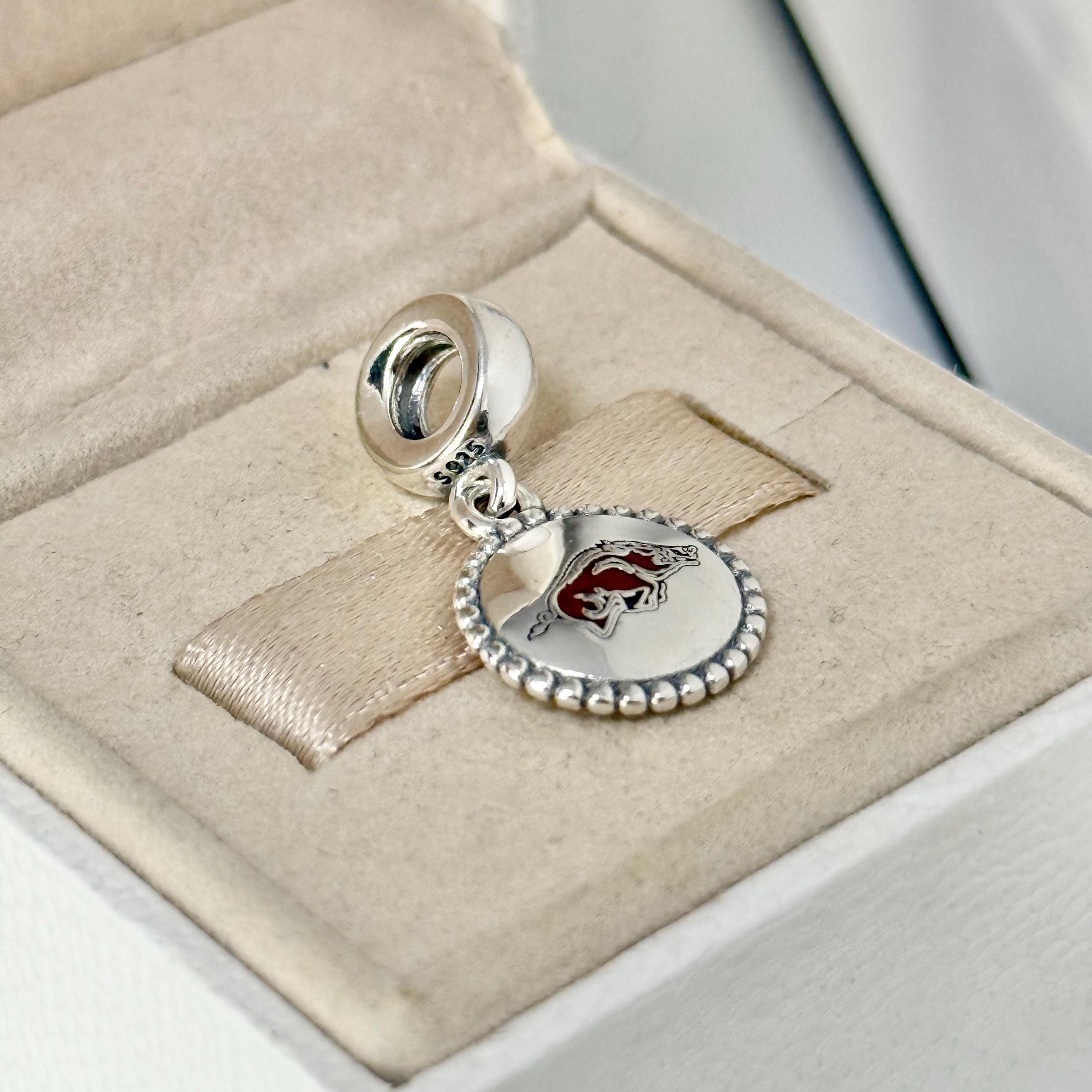 Pandora Arkansas Razorbacks Exclusive Dangle Charm Pendant S925 Silver ...